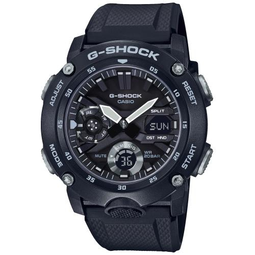Orologio – Casio G-Shock GA-2000S-1AER Carbon Core Guard Total Black