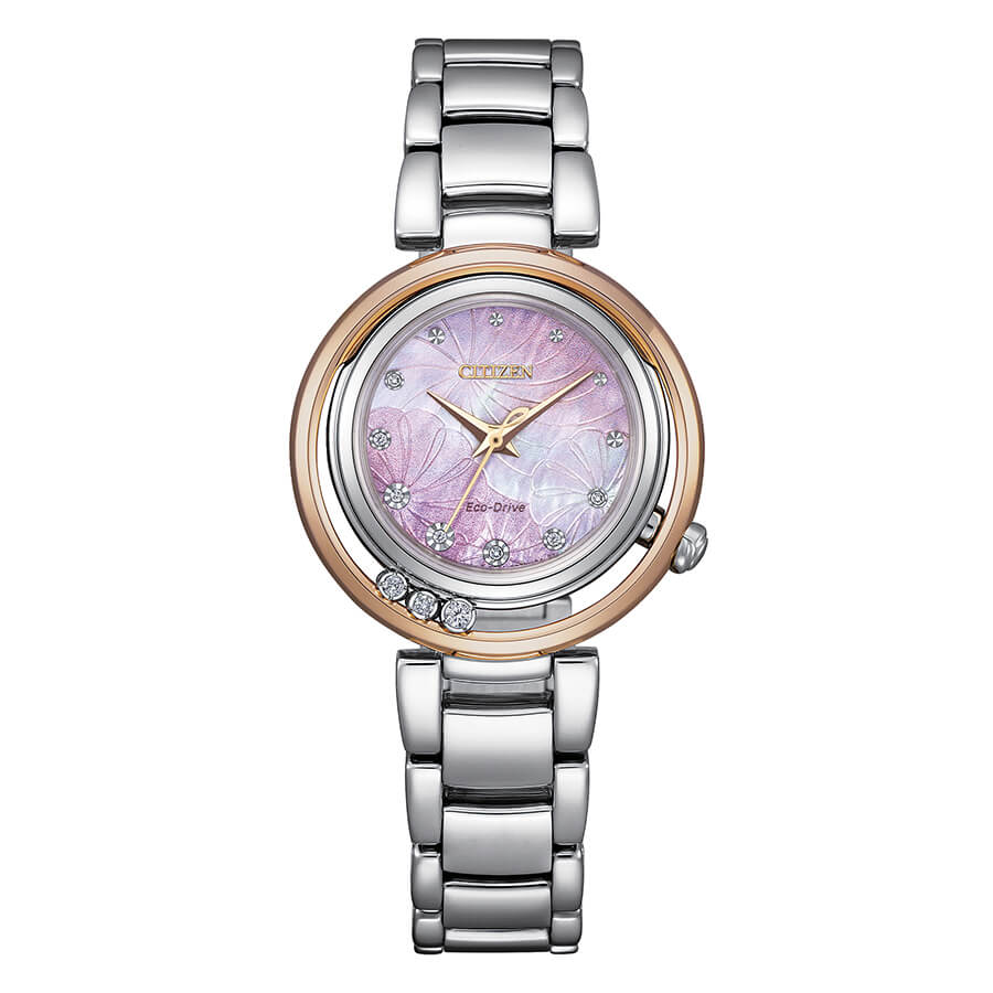 Orologio – Citizen Lady Collezione Arcly Limited Ed. Eco-Drive  Diamonds EM1114-80Y