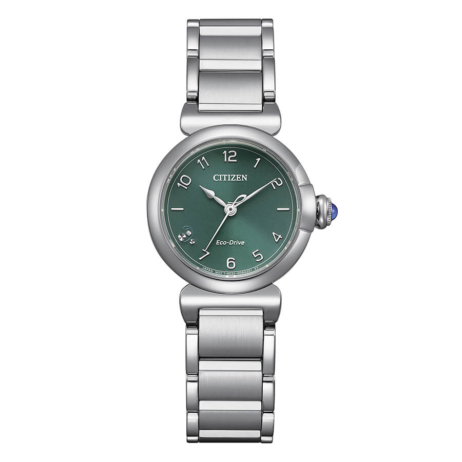 Orologio –  Citizen Lady Eco-Drive  26 mm. EM1130-83X Verde