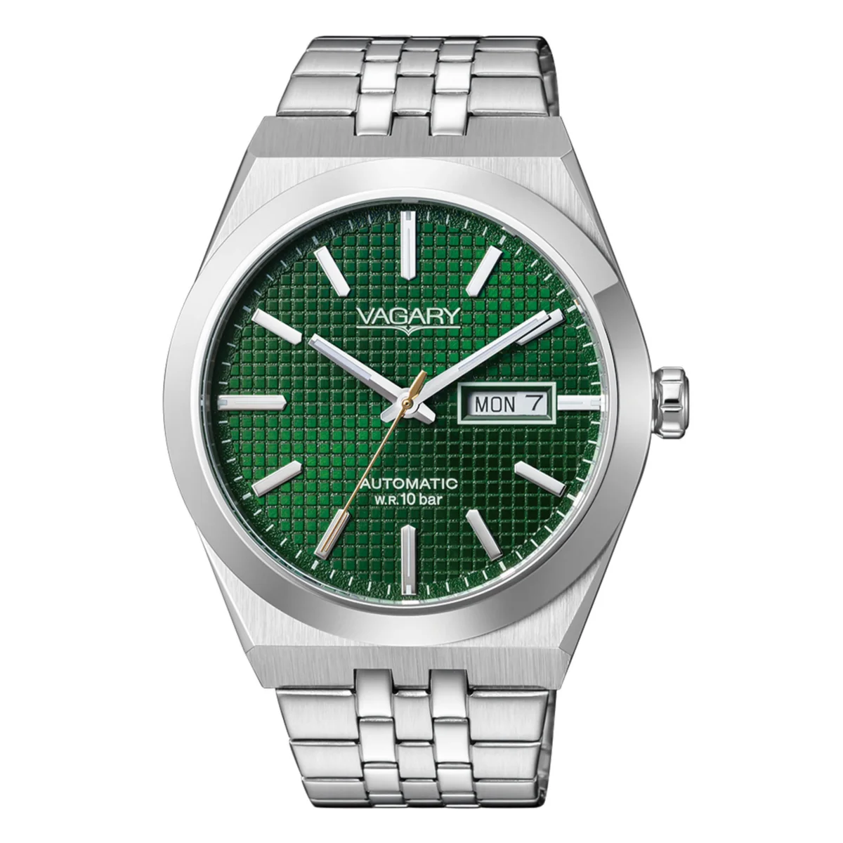 Orologio – Vagary G. Matic 101th Automatico Day-Date w.r. 100 mt. Verde IX3-513-41