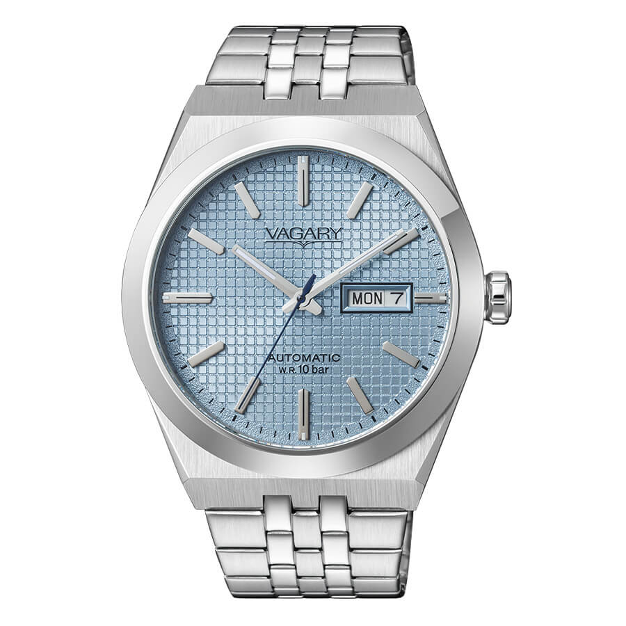 Orologio – Vagary G. Matic 101th Automatico Day-Date w.r. 100 mt. Azzurro  IX3-513-71