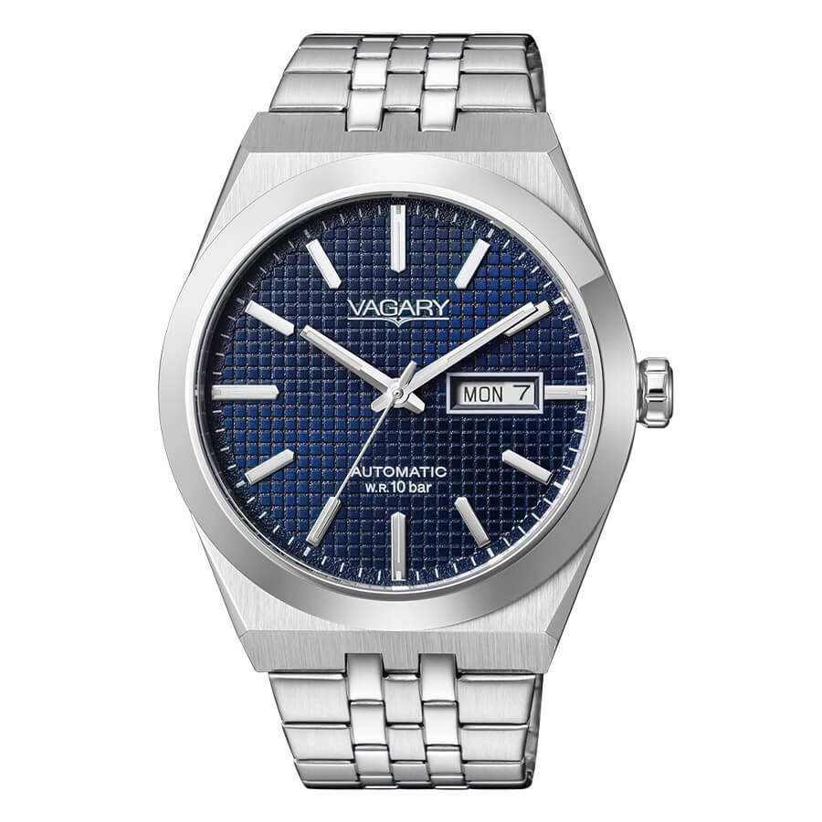 Orologio – Vagary G. Matic 101th Automatico Day-Date w.r. 100 mt. Blu IX3-513-73