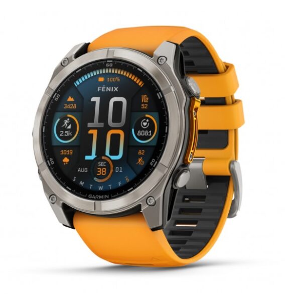 Orologio - Garmin Fenix 8  Amoled Sapphire 51 mm. 010-02905-11 - immagine 4