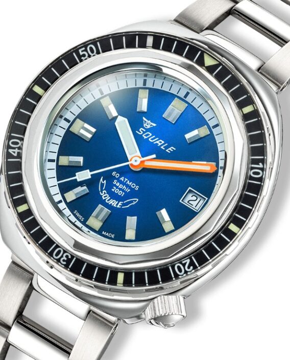 Orologio -  Squale  2001 Sunray Blue  2001BKBL.AC - immagine 2